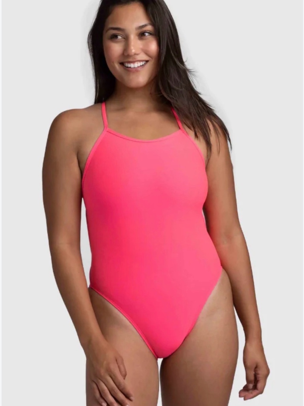 JOLYN Jackson 4 Hot Pink Onesie One Piece Swimsuit
